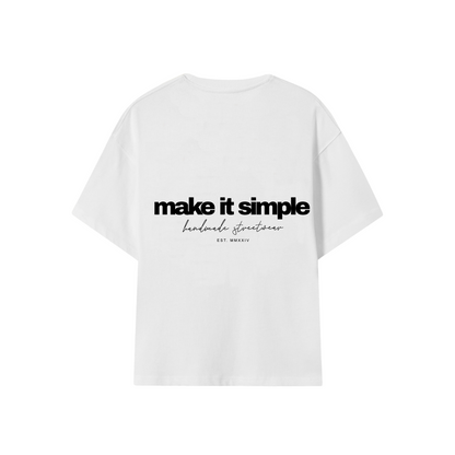 POLERA MAKE IT SIMPL (BLANCA)