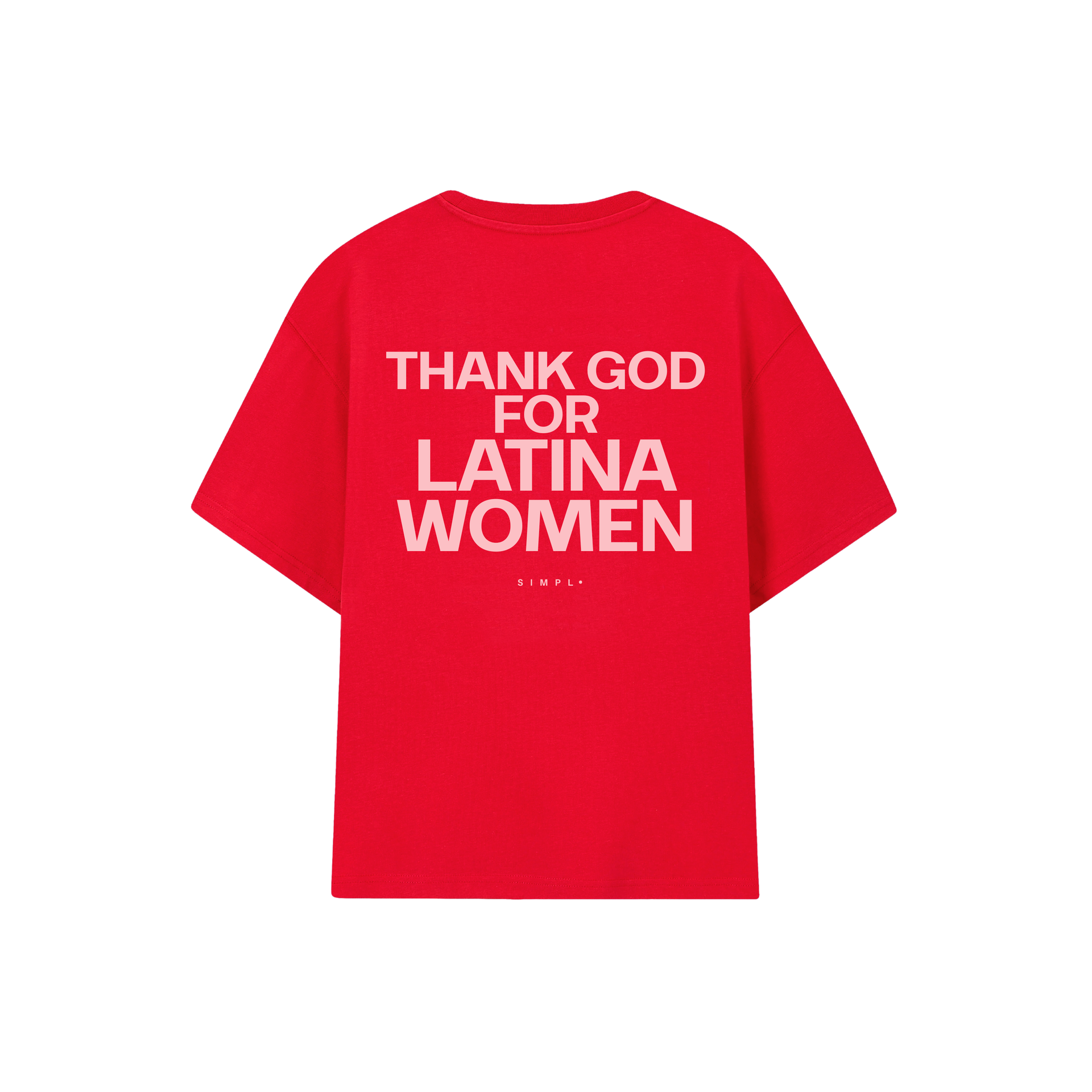 POLERA THANK GOD (ROJA)