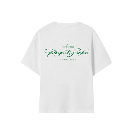POLERA CERTIFIED CLUB (BLANCA)