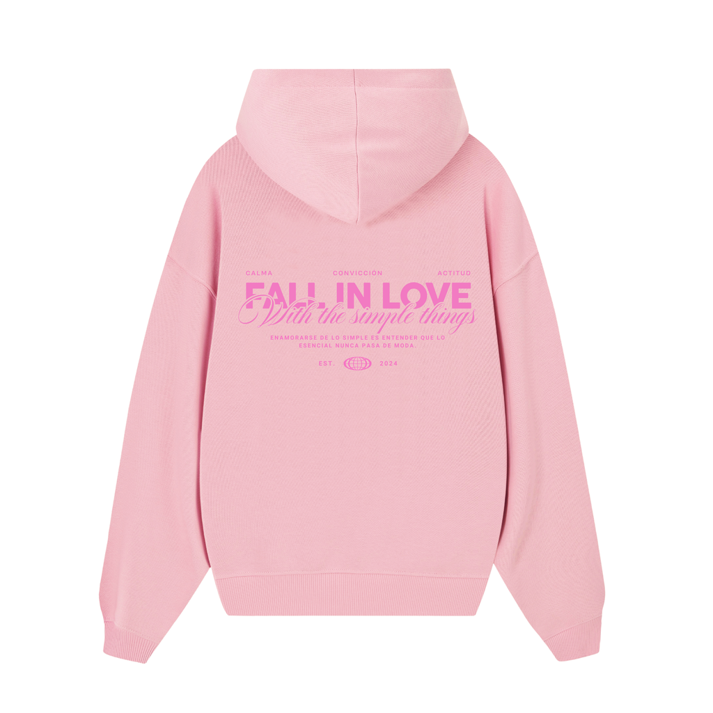 POLERON FALL IN LOVE (ROSADO)