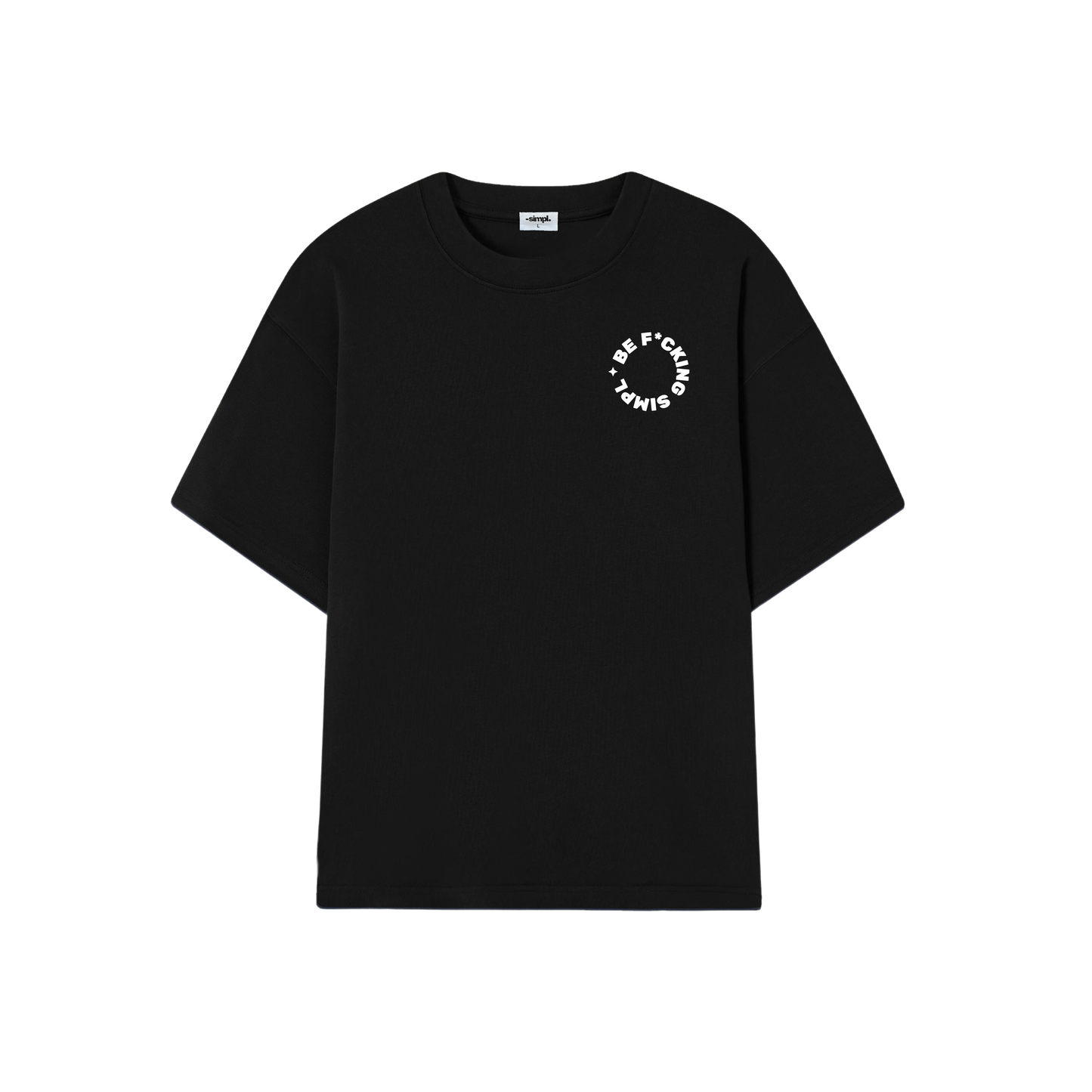POLERA BE SIMPLE (NEGRA)