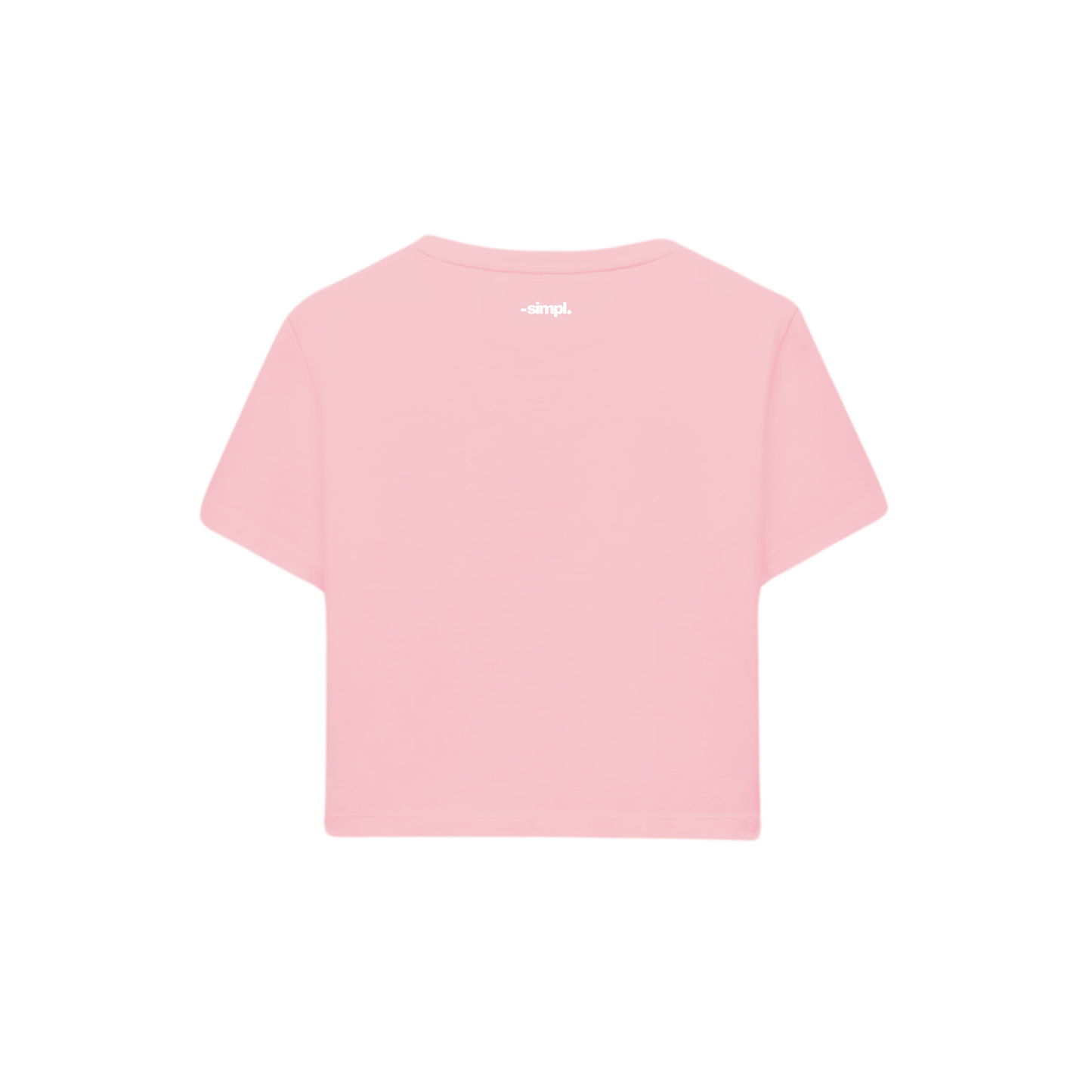 POLERA BABY TEE LOVE (ROSADA)