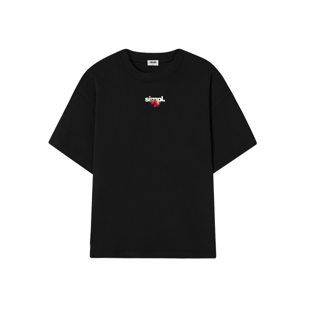 POLERA STRAWBERRY (NEGRA)