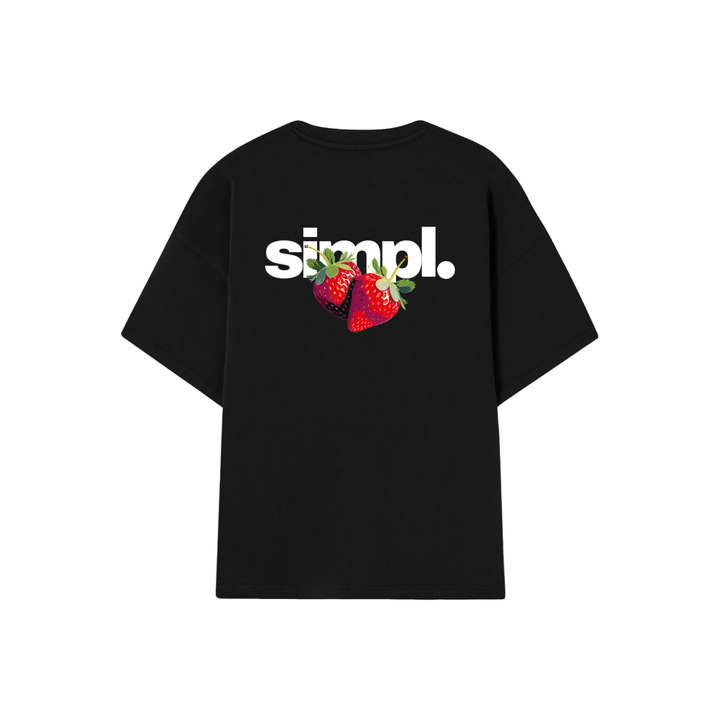 POLERA STRAWBERRY (NEGRA)