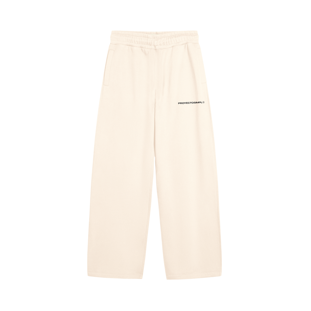 PANTALON BAGGY ESENCIAL (CREMA)