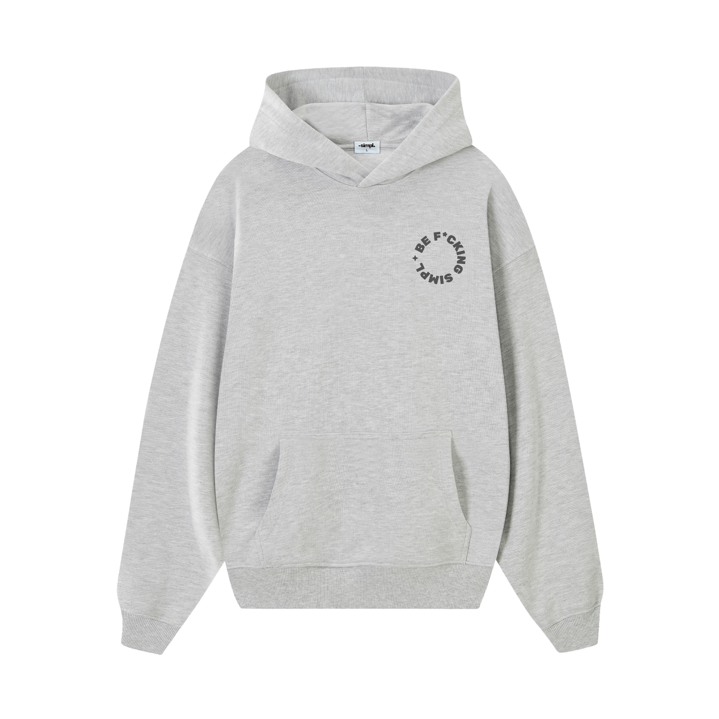 POLERON BE SIMPLE (GRIS MELANGE)