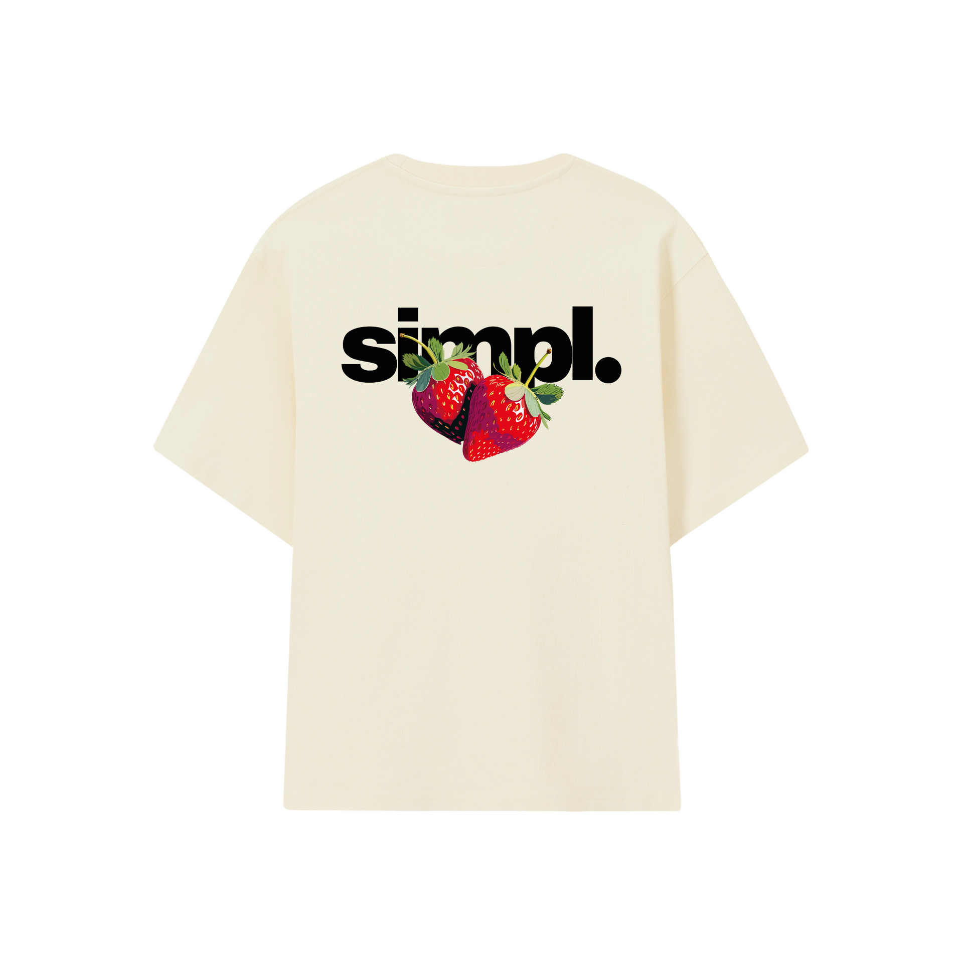 POLERA STRAWBERRY (CREMA)