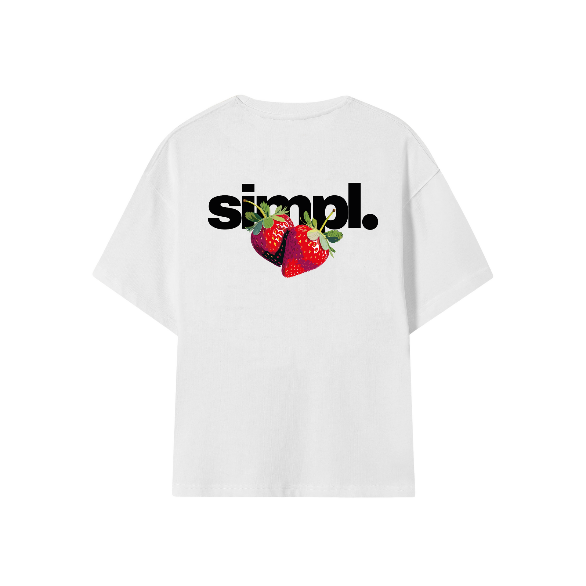 POLERA STRAWBERRY (BLANCA)