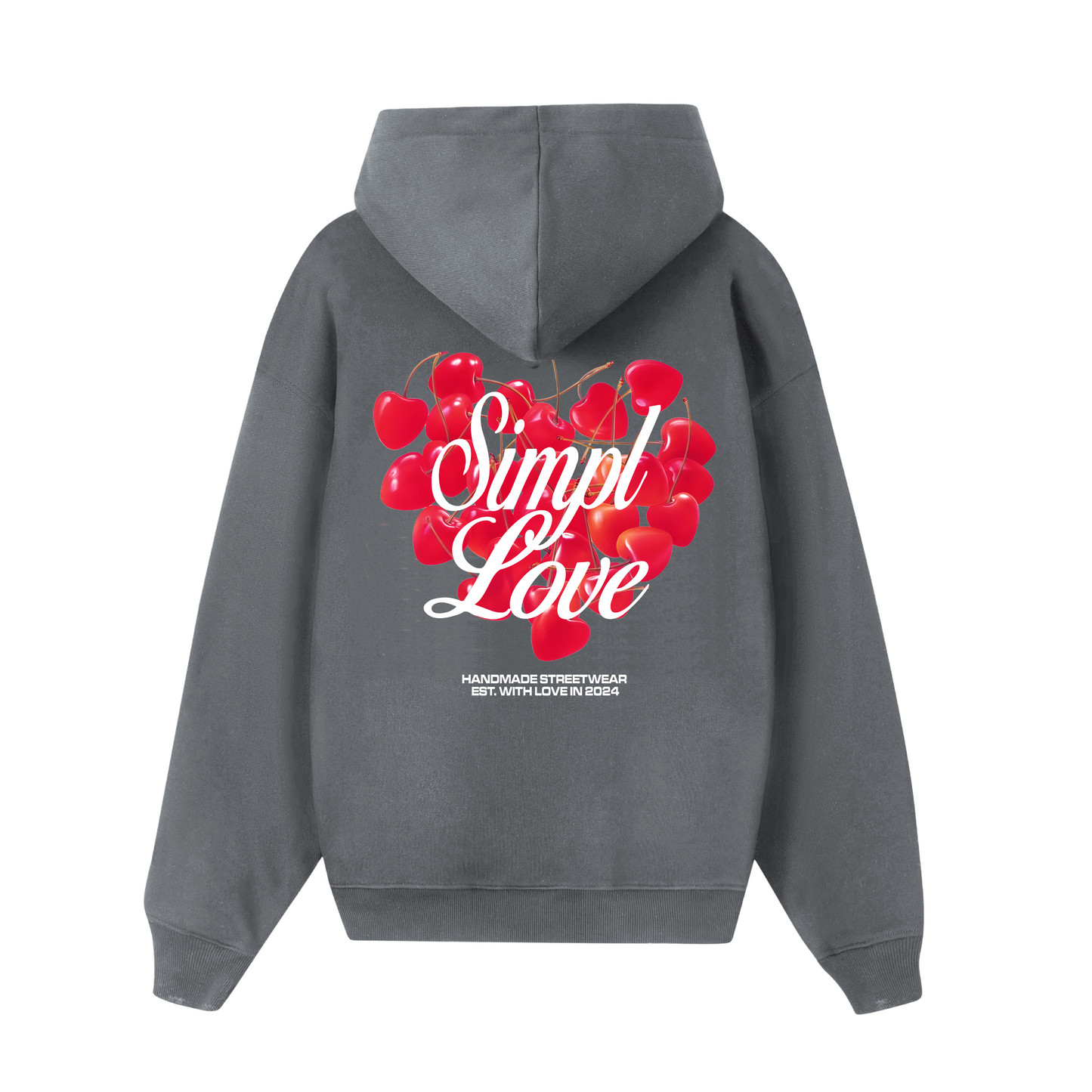 POLERON LOVE (GRIS OSCURO)