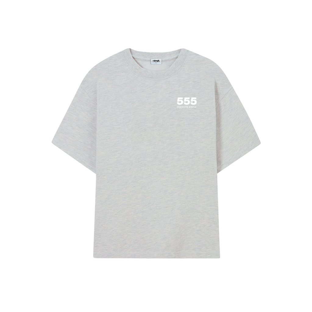 POLERA LIVE YOUR DREAM (GRIS MELANGE)