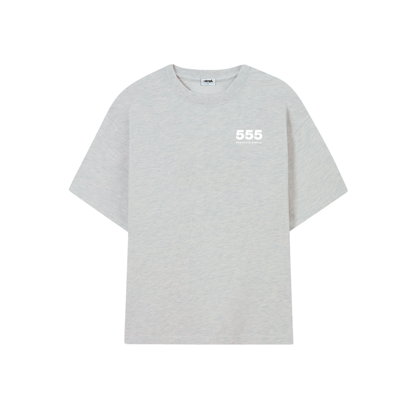 POLERA LIVE YOUR DREAM (GRIS MELANGE)