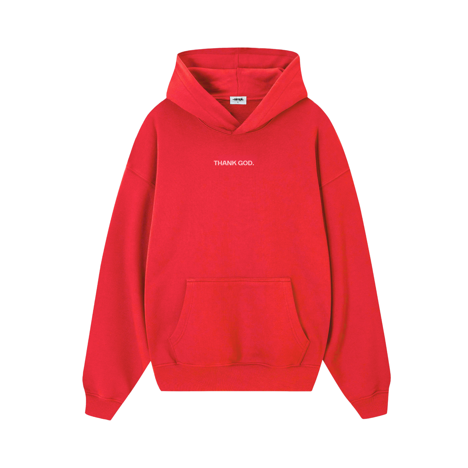 POLERON THANK GOD (ROJO)