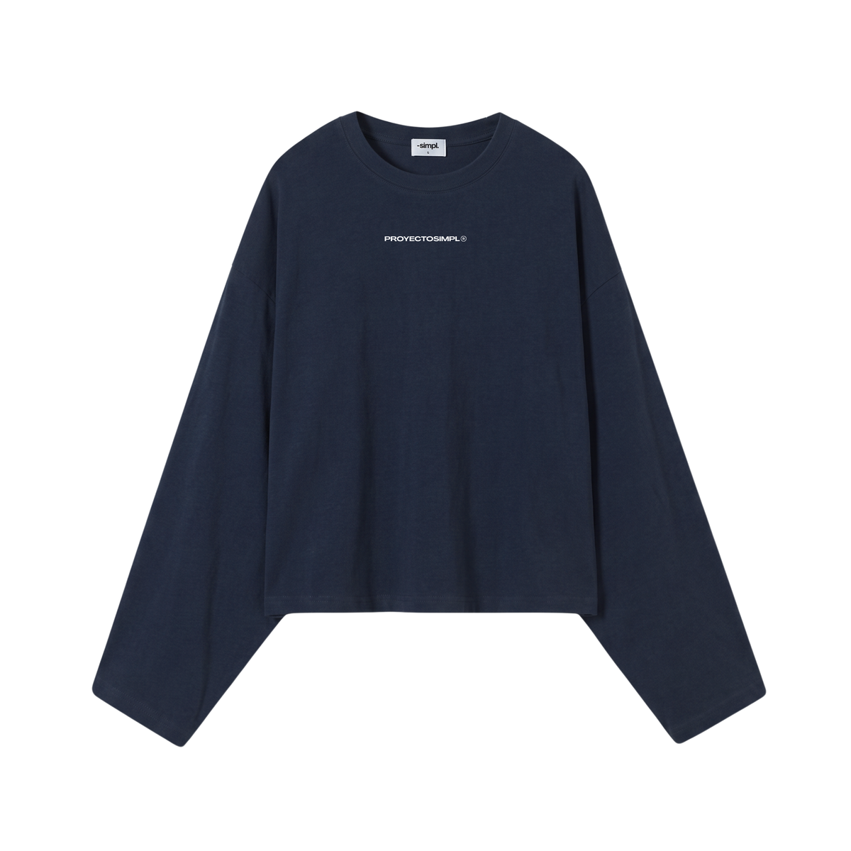 POLERA MANGA LARGA ESENCIAL (MARINO)