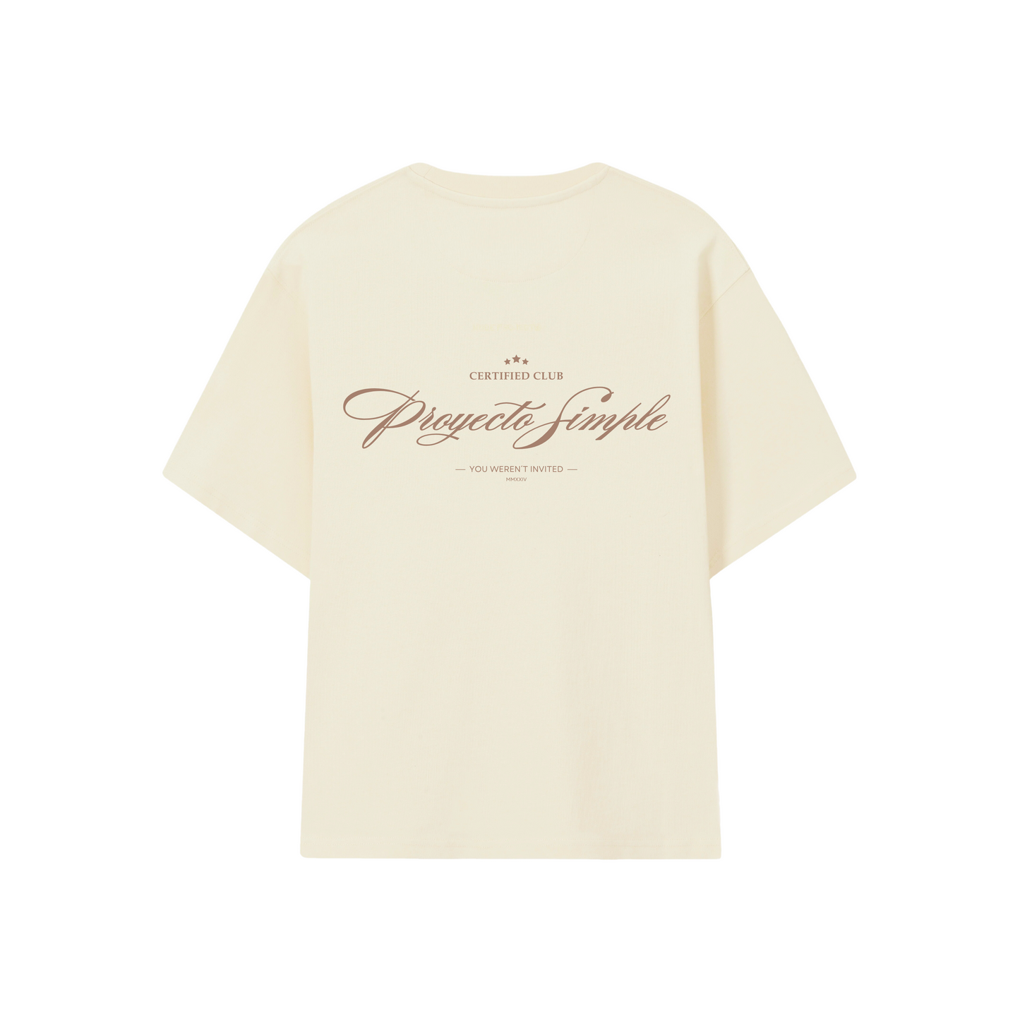 POLERA CERTIFIED CLUB (CREMA)