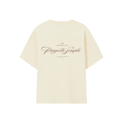 POLERA CERTIFIED CLUB (CREMA)