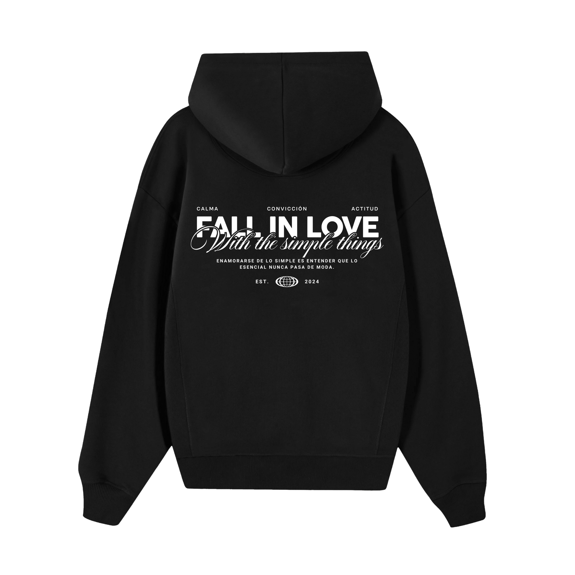 POLERON FALL IN LOVE (NEGRO Y BLANCO)