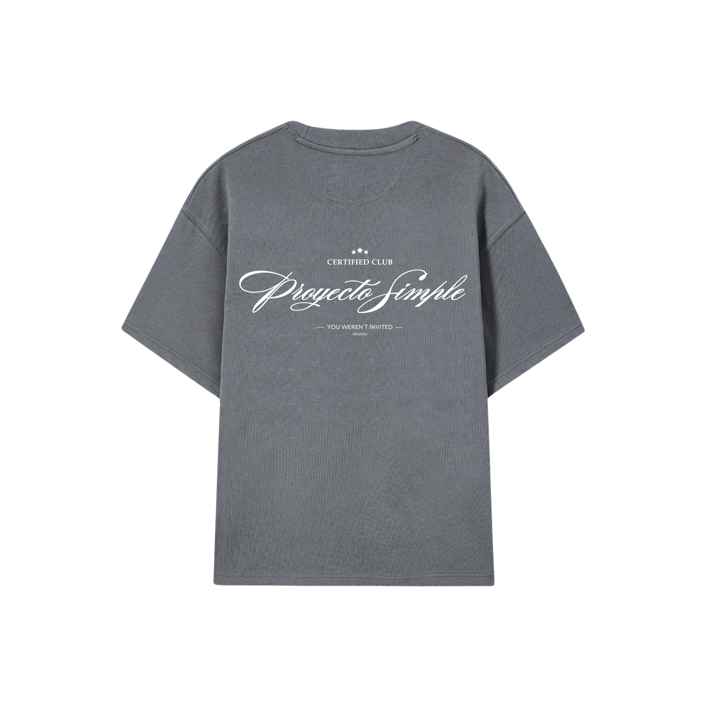 POLERA CERTIFIED CLUB (GRIS ACERO)