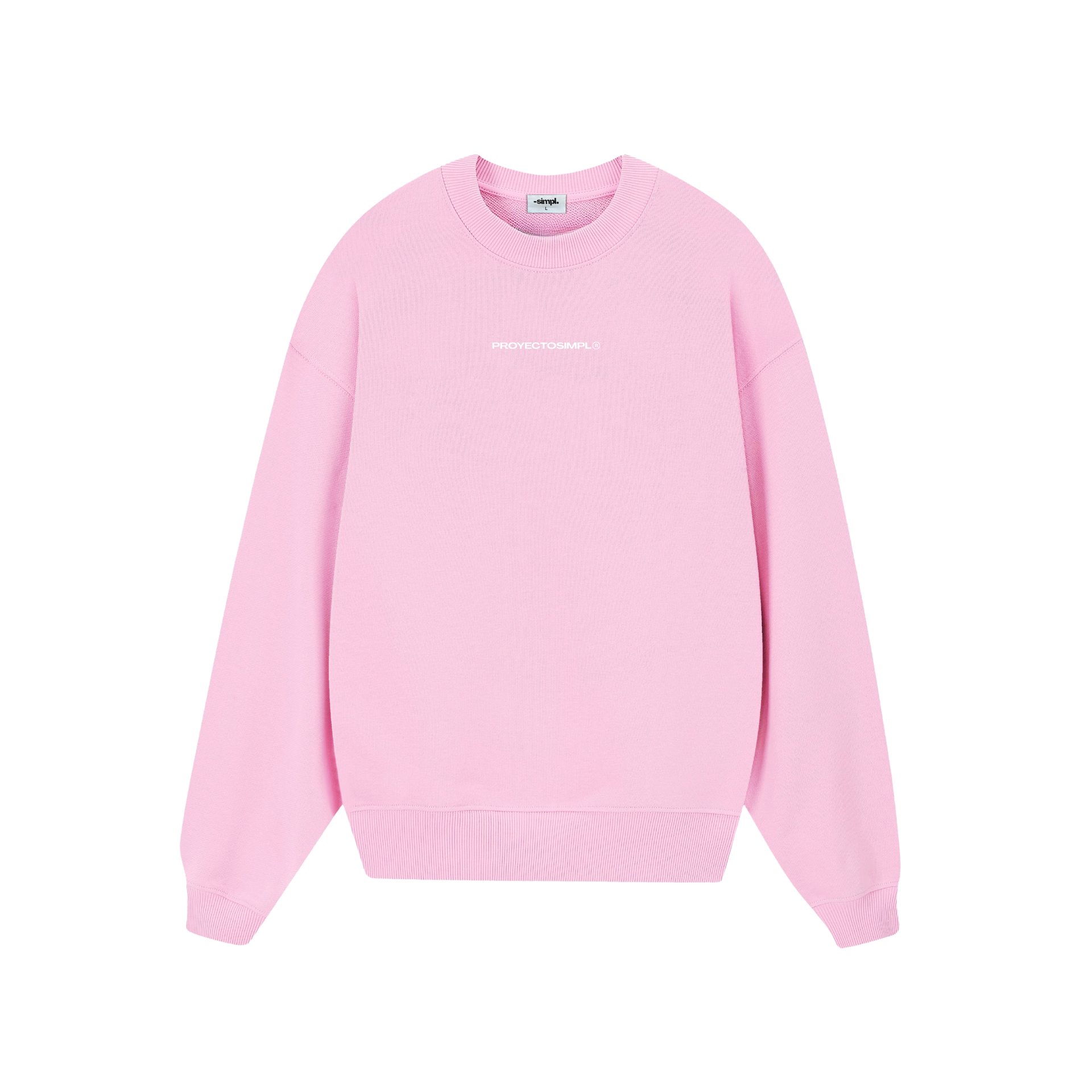 POLERON SIN GORRO ESENCIAL (ROSADO)