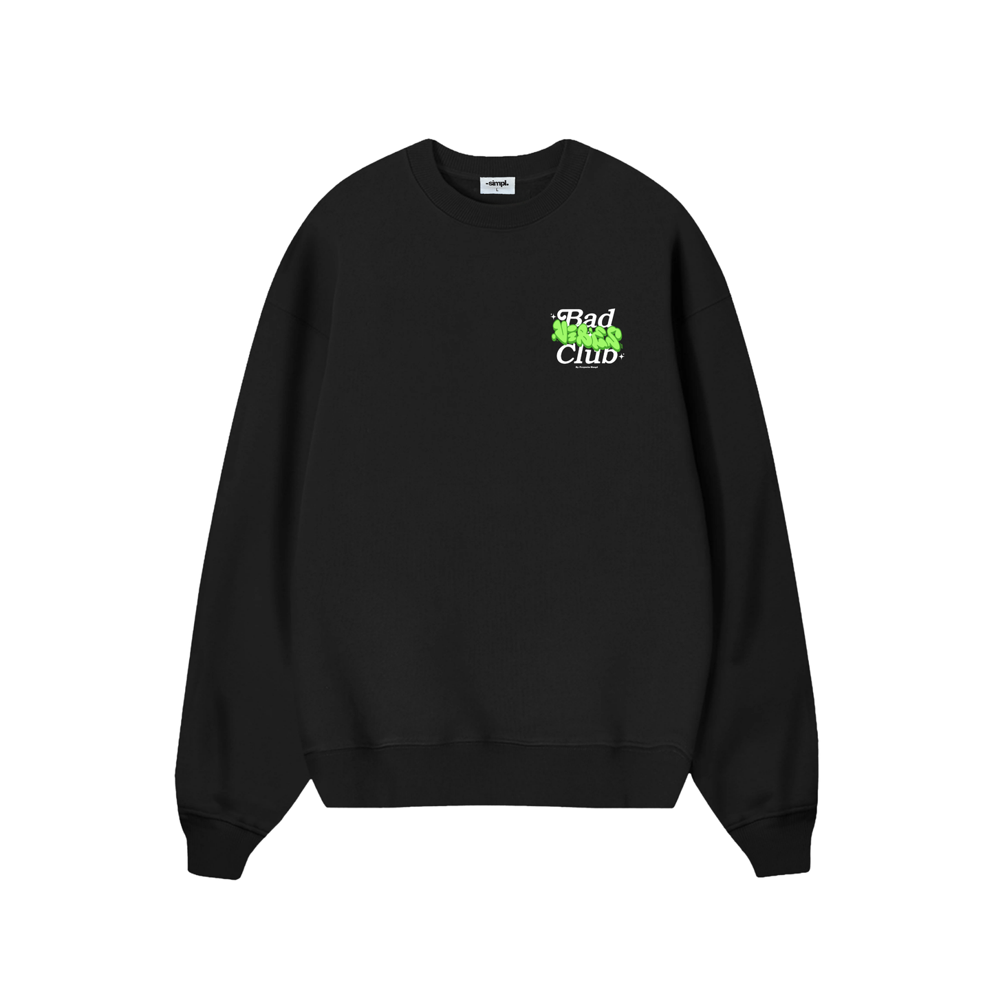 POLERON SIN GORRO BVC (NEGRO)