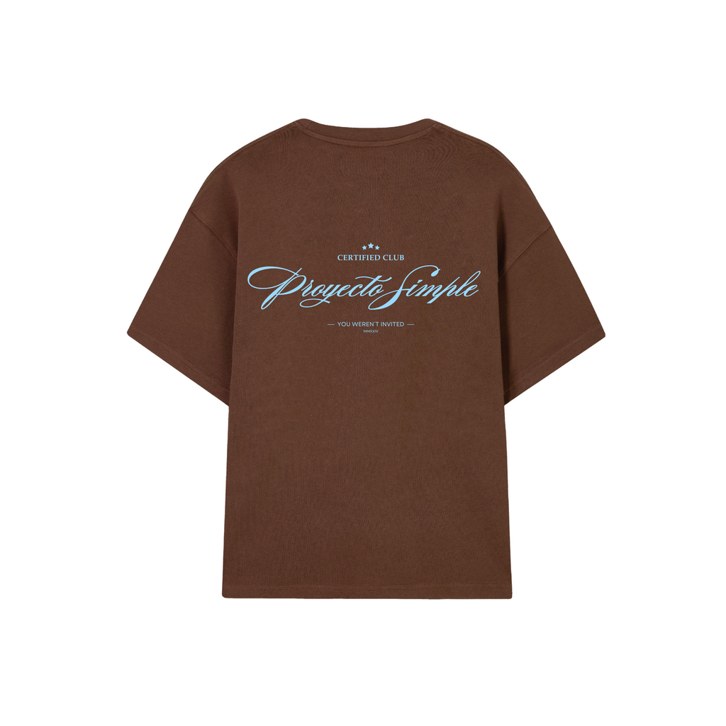 POLERA CERTIFIED CLUB (CAFÉ)