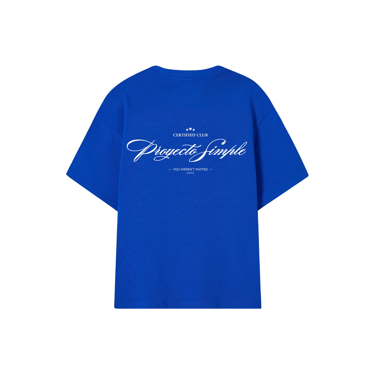 POLERA CERTIFIED CLUB (AZUL REY)