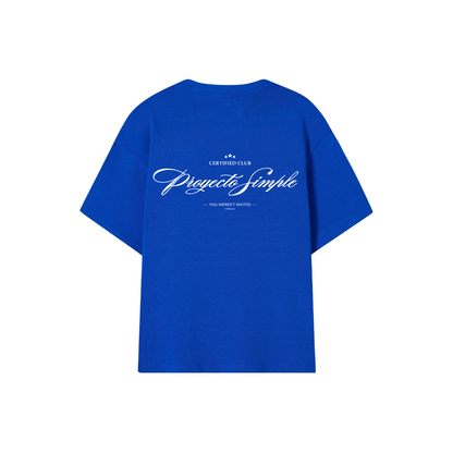 POLERA CERTIFIED CLUB (AZUL REY)