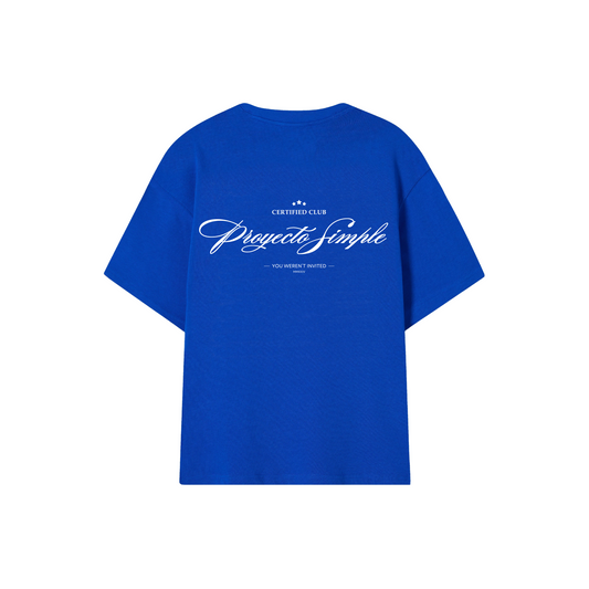 POLERA CERTIFIED CLUB (AZUL REY)