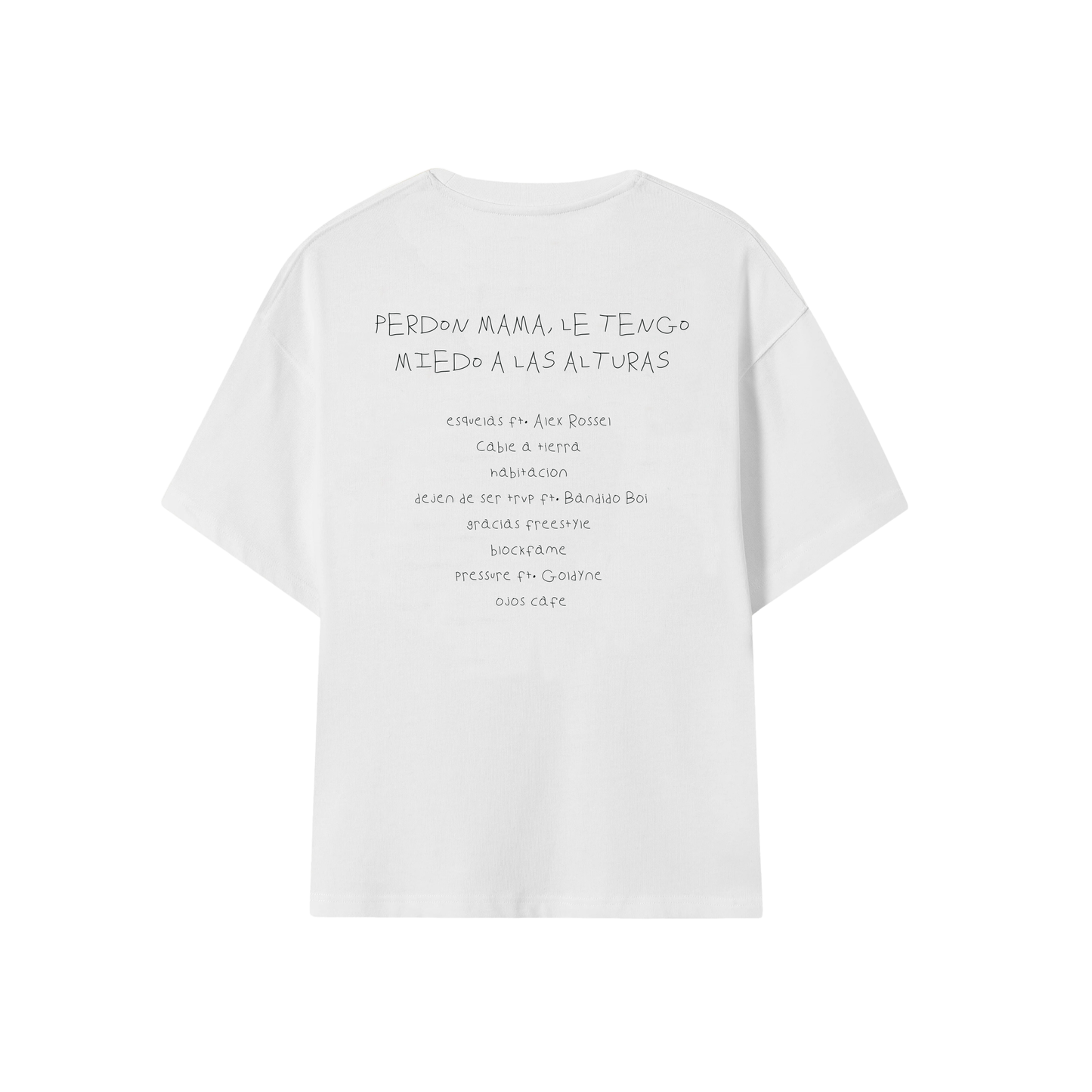 POLERA PERDÓN MAMÁ  2 (BLANCA)