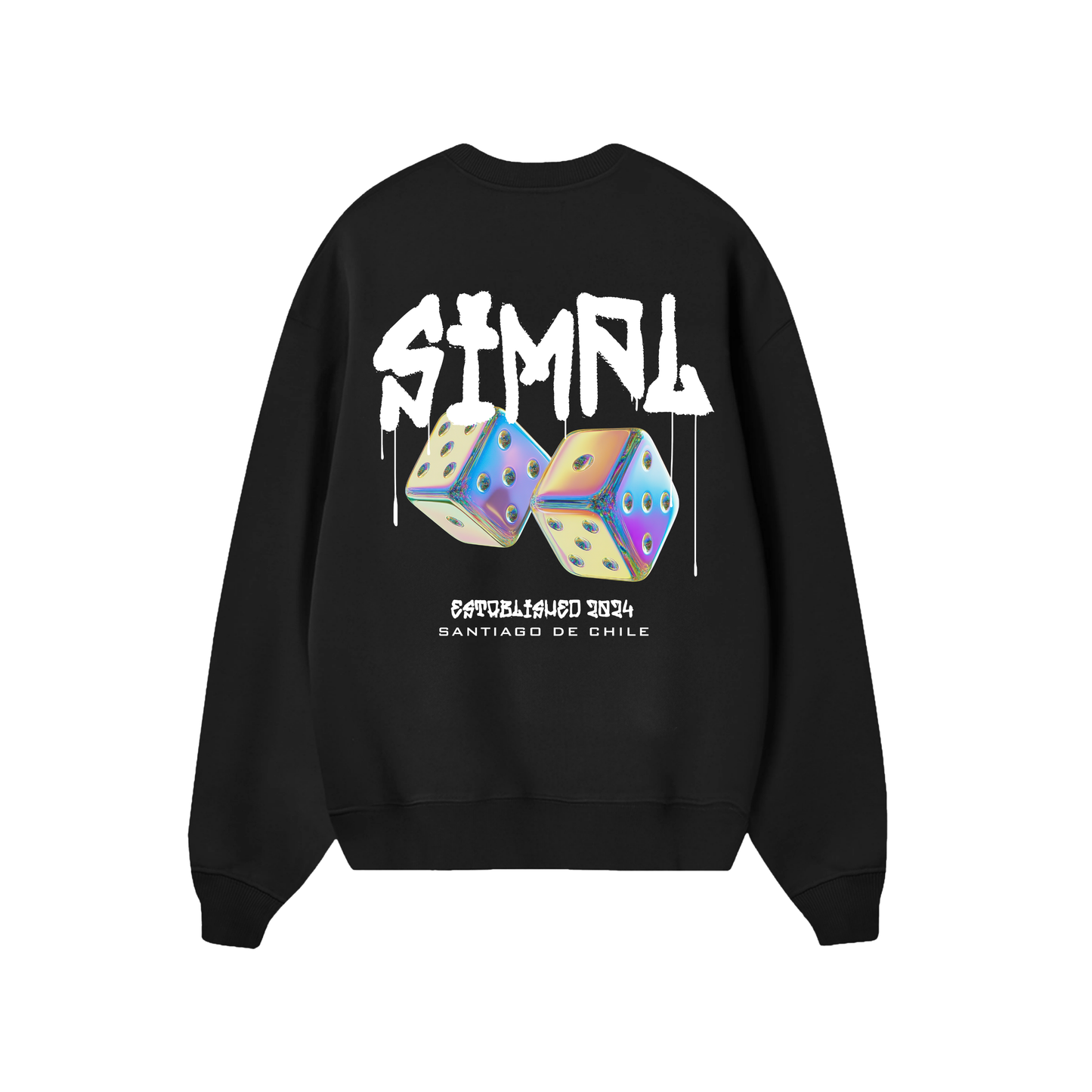 POLERON SIN GORRO LUCKY (NEGRO)