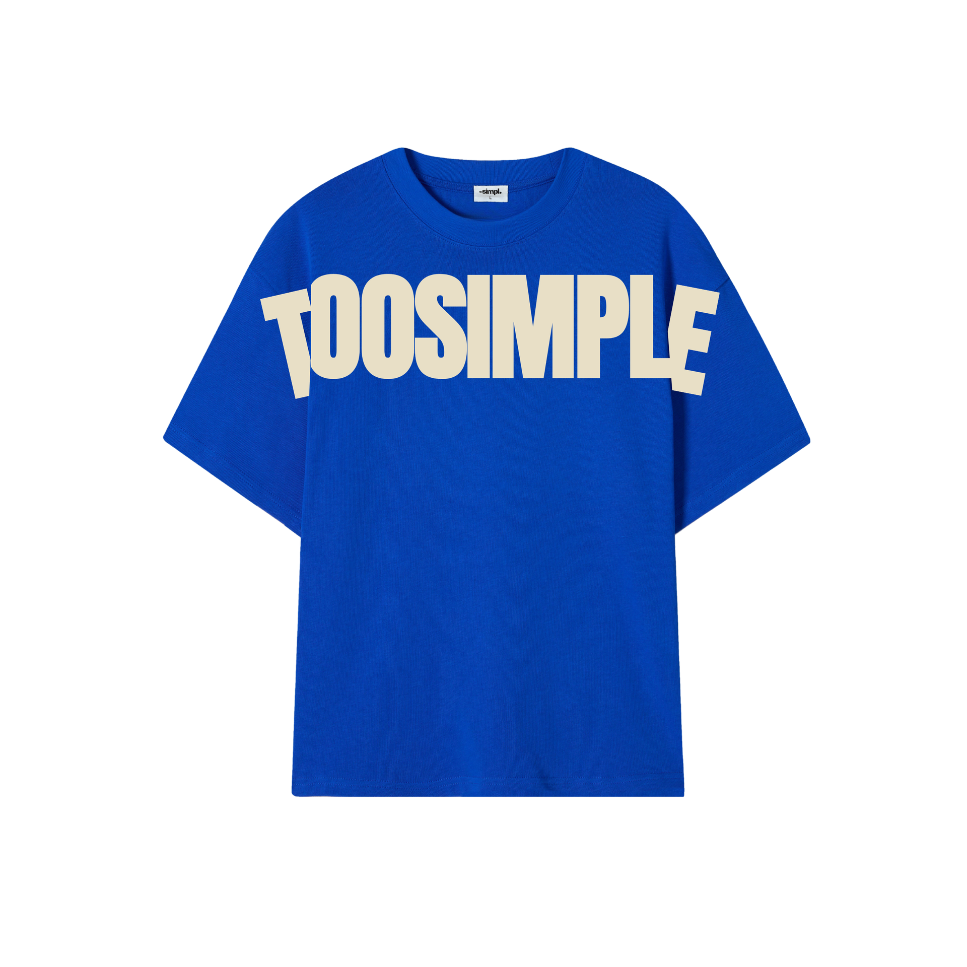 POLERA TOO SIMPLE (AZUL REY)