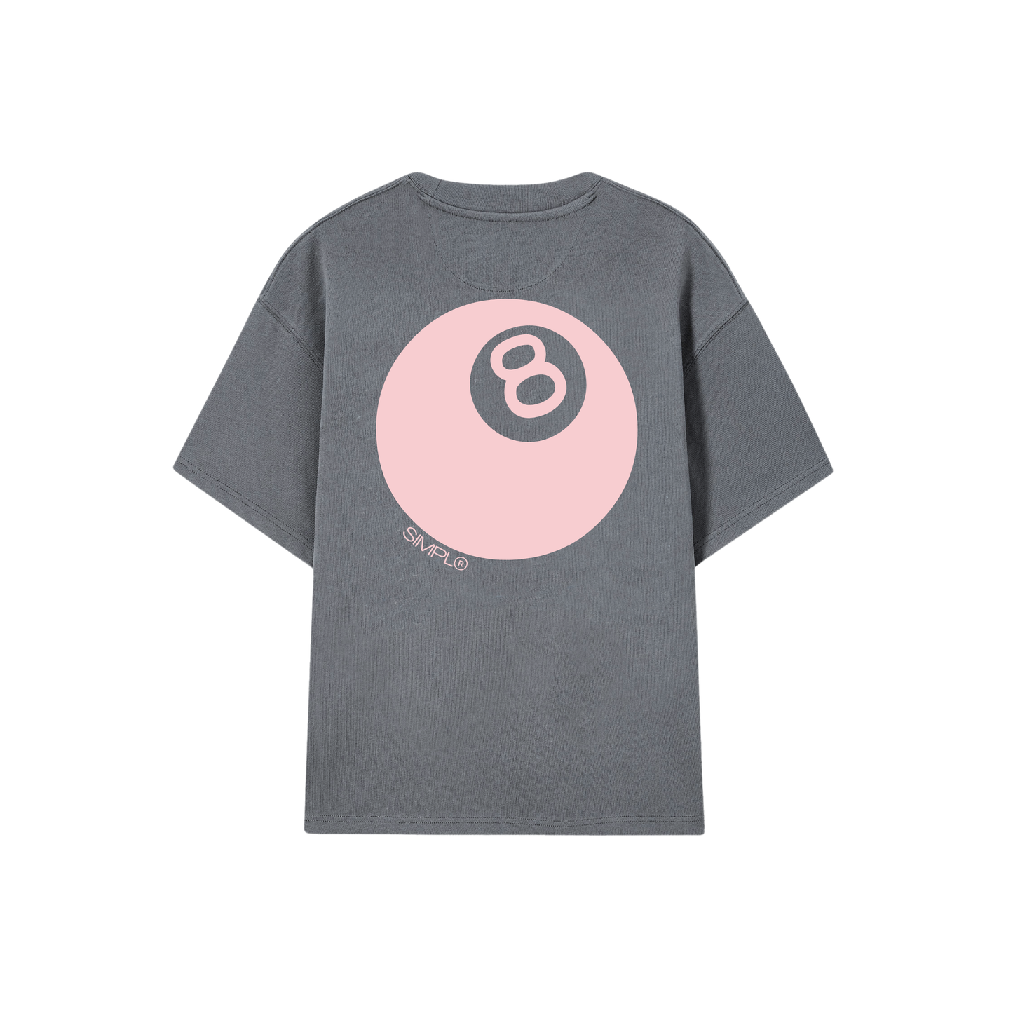 POLERA 8 BALL (GRIS ACERO)