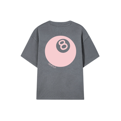 POLERA 8 BALL (GRIS ACERO)