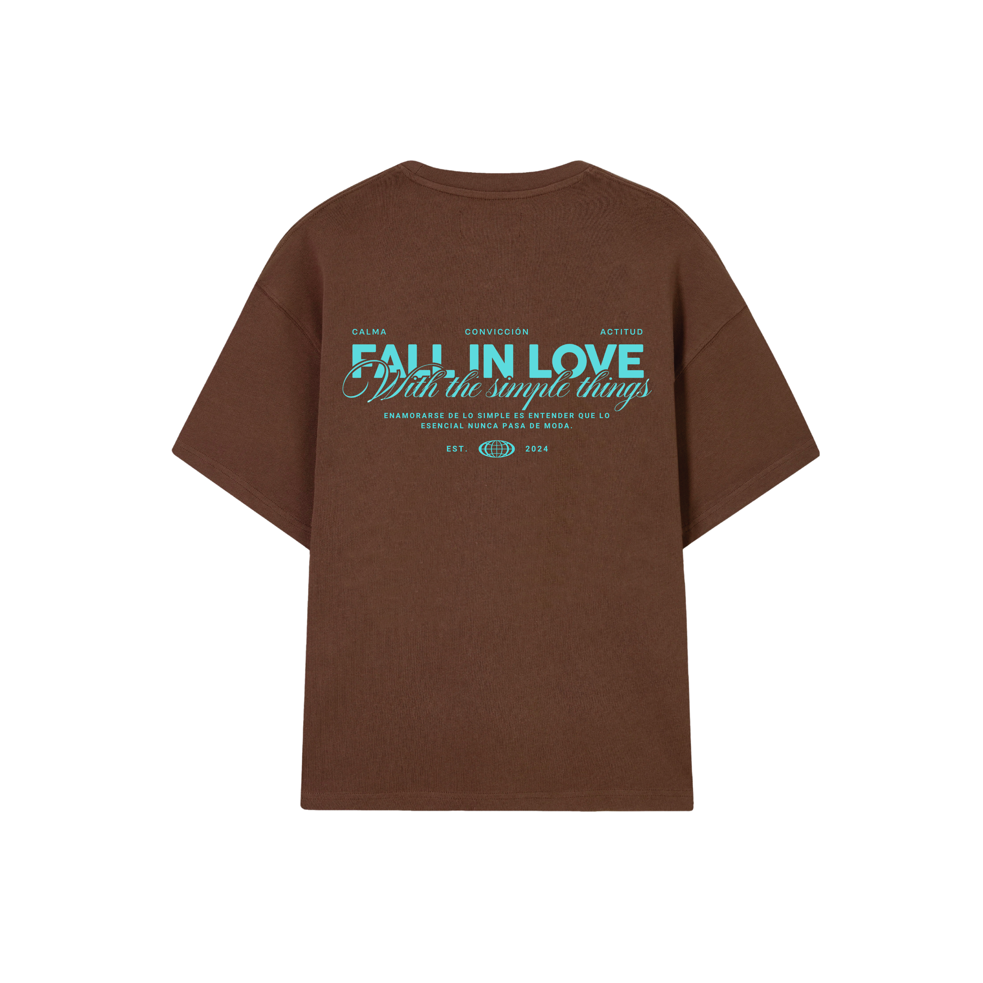 POLERA FALL IN LOVE (CAFÉ)