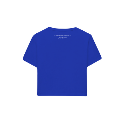 POLERA BABY TEE CERTIFIED CLUB (AZUL REY)