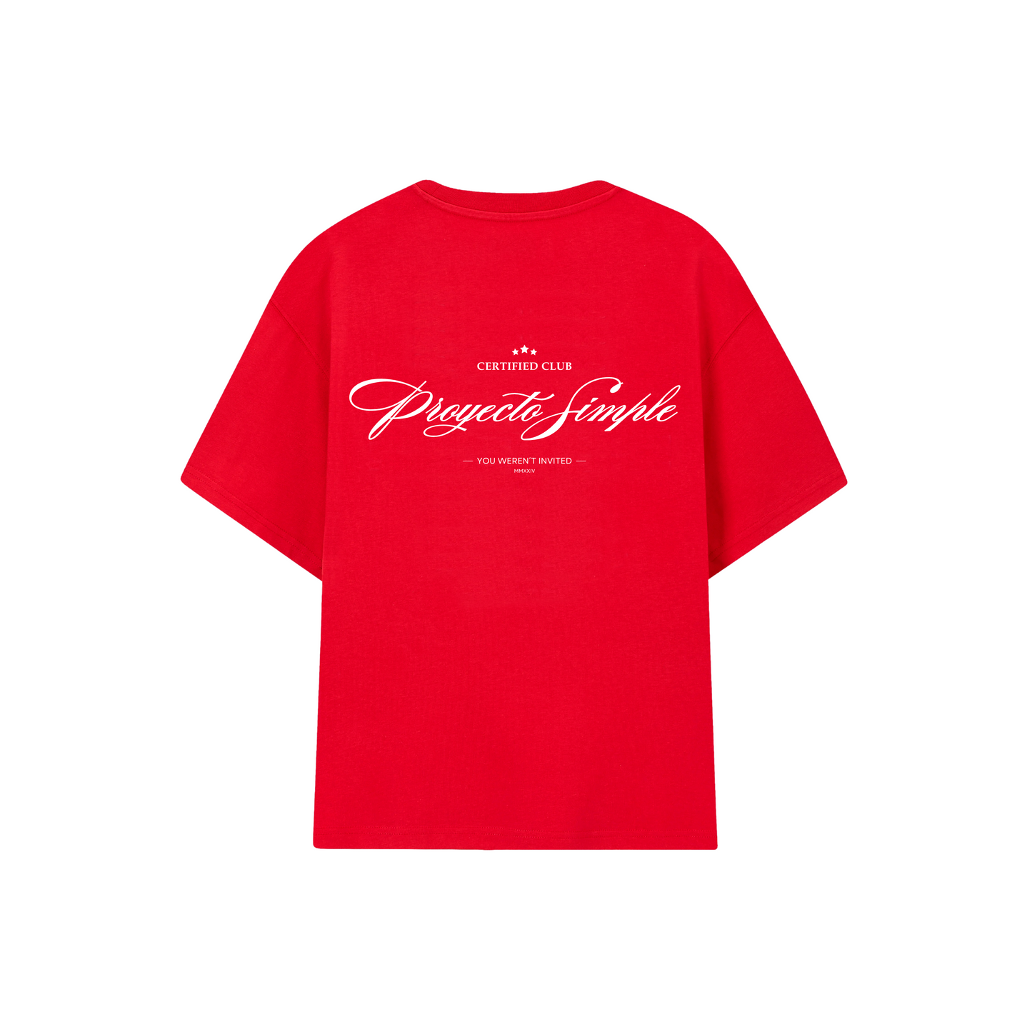 POLERA CERTIFIED CLUB (ROJA)
