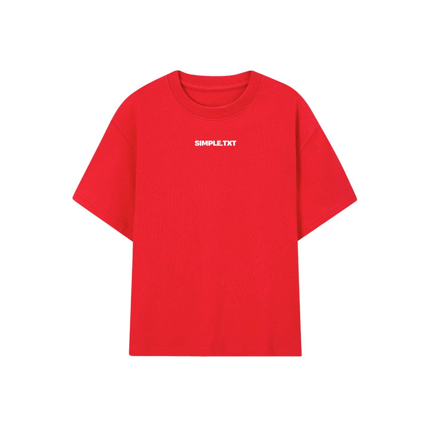 POLERA .TXT (ROJA)