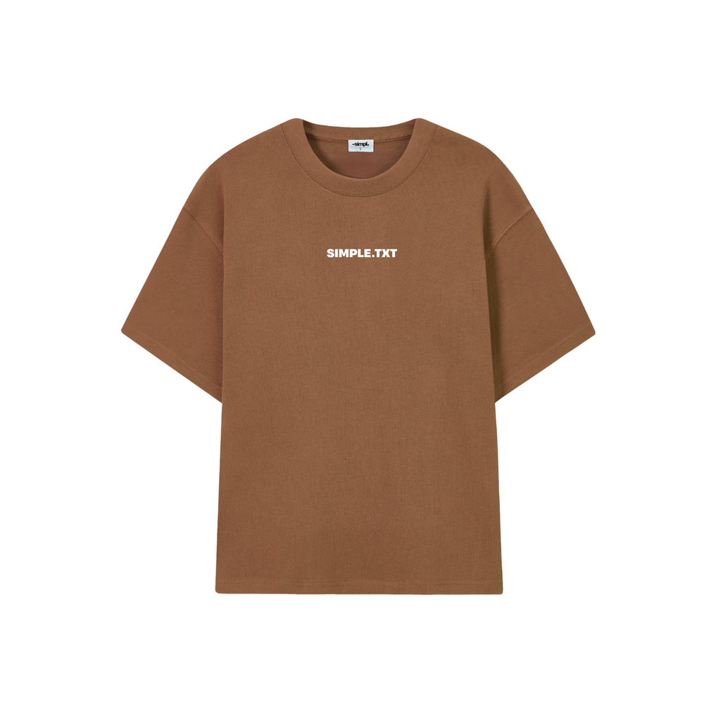 POLERA .TXT (CAFÉ)