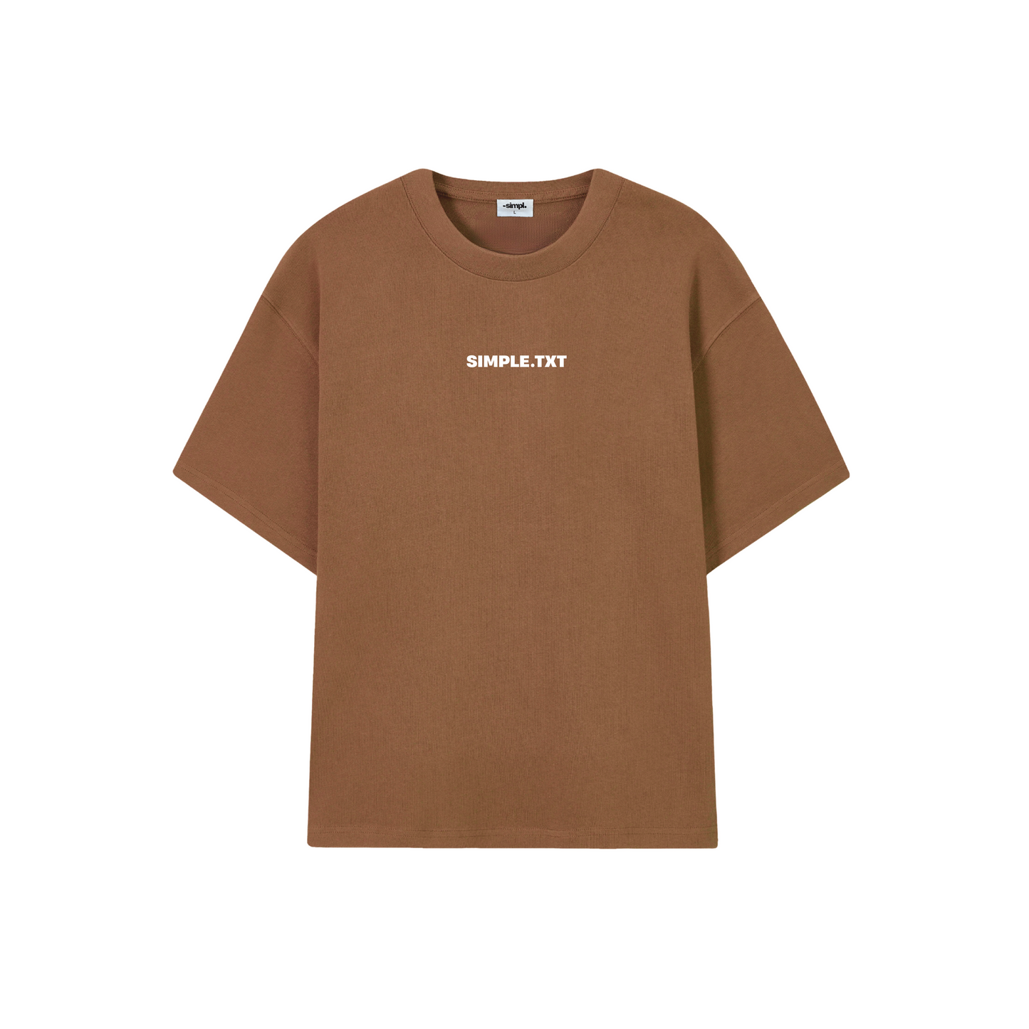 POLERA .TXT (CAFÉ CLARO)