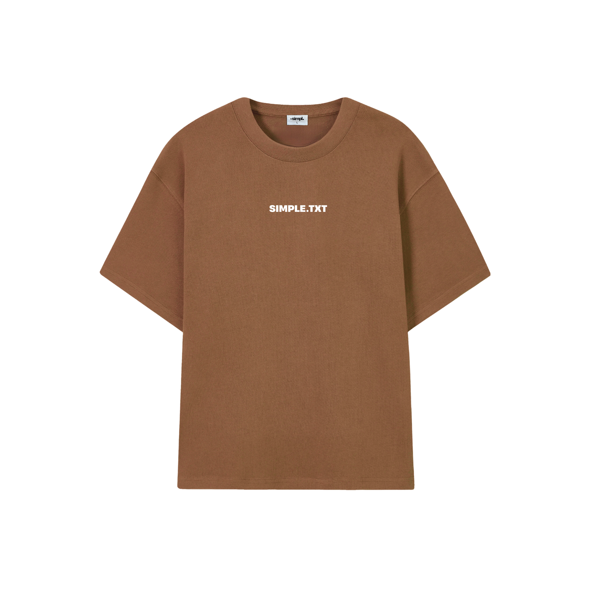 POLERA .TXT (CAFÉ)