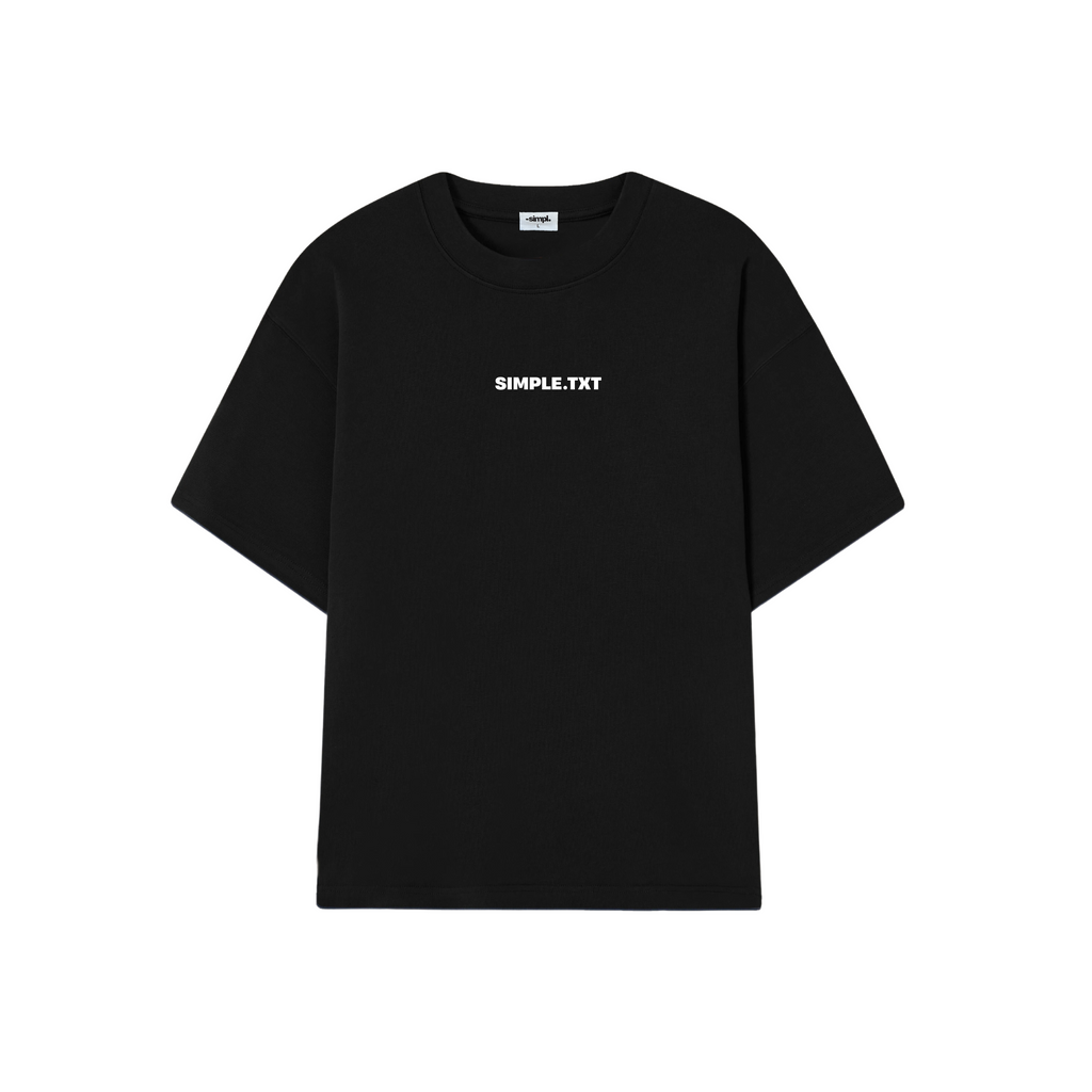POLERA .TXT (NEGRA)