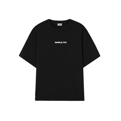 POLERA .TXT (NEGRA)
