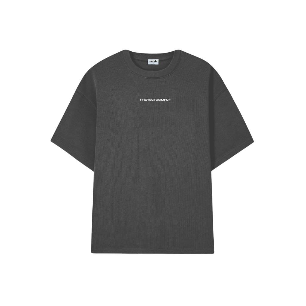 POLERA ESENCIAL (GRIS OSCURO)