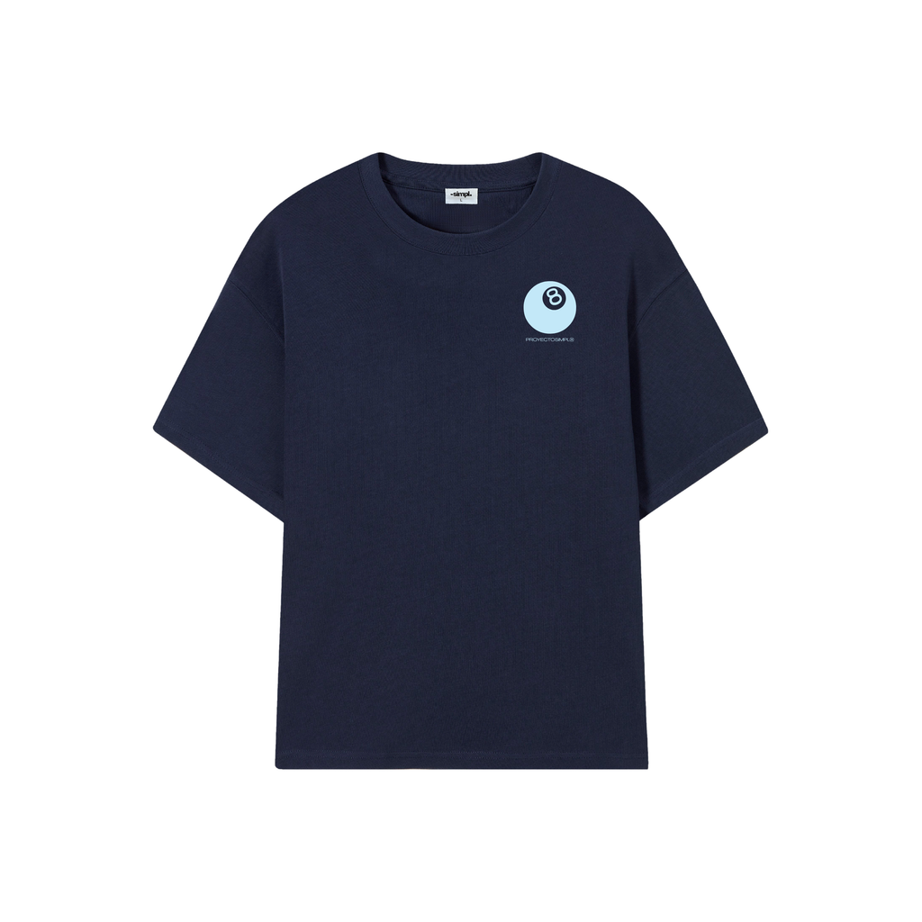 POLERA 8 BALL (AZUL MARINO)