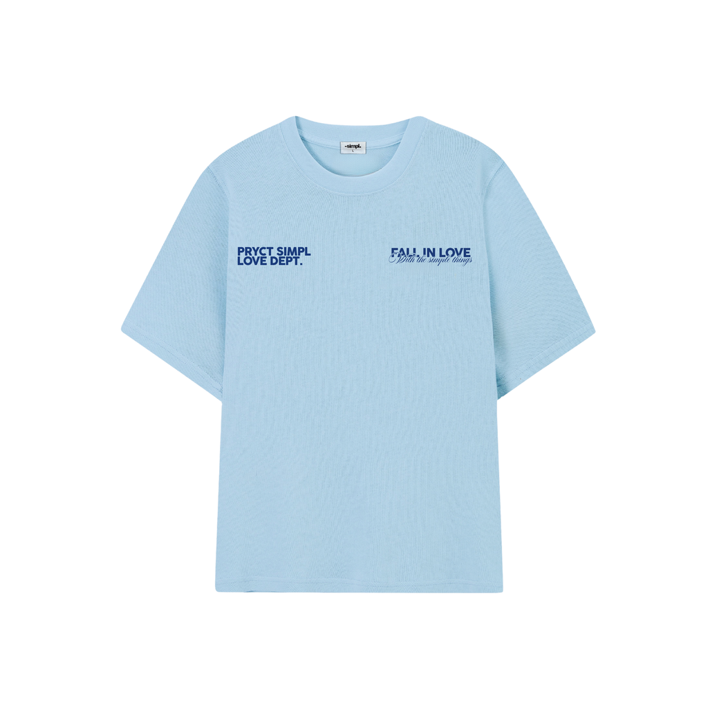 POLERA FALL IN LOVE (CELESTE)