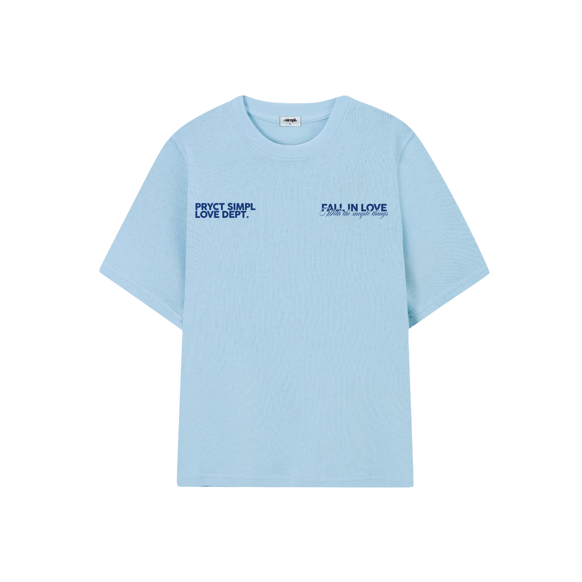 POLERA FALL IN LOVE (CELESTE)