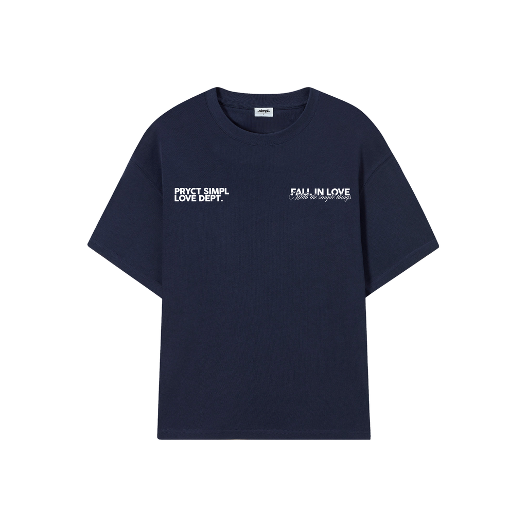 POLERA FALL IN LOVE (AZUL MARINO)