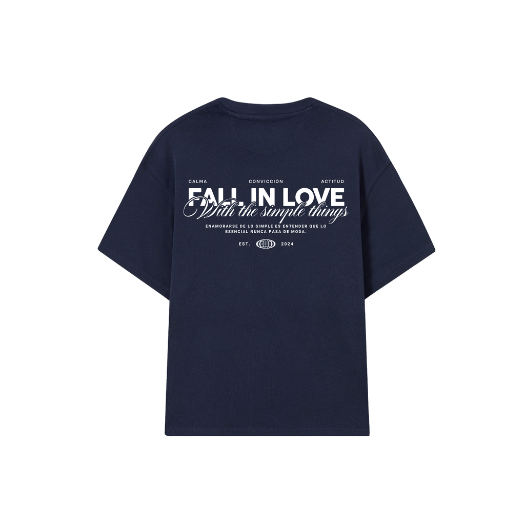 POLERA FALL IN LOVE (AZUL MARINO)