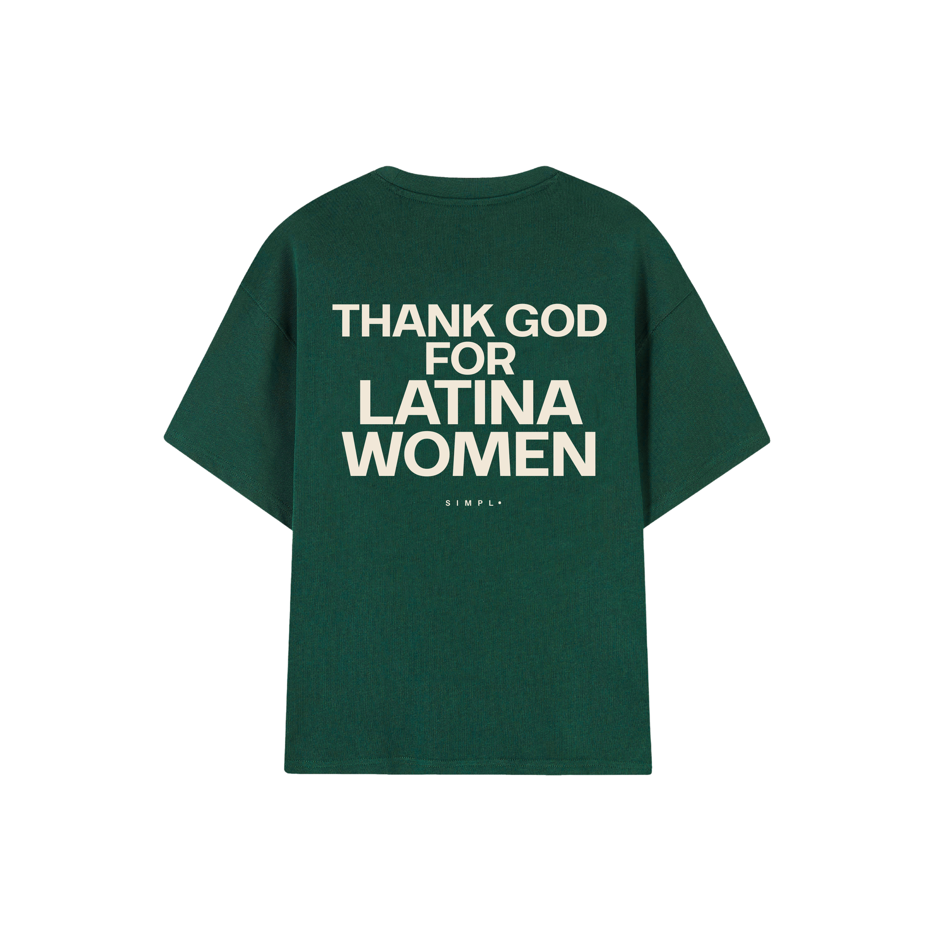 POLERA THANK GOD (VERDE)