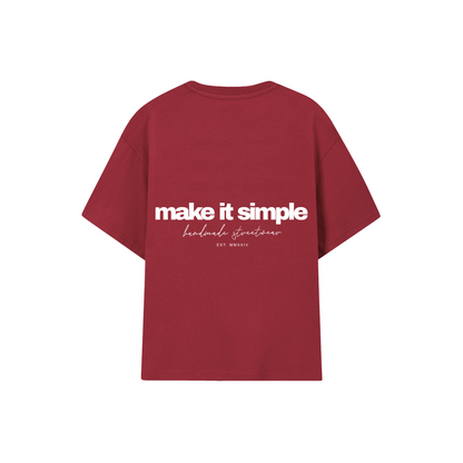 POLERA MAKE IT SIMPL (BURDEO)