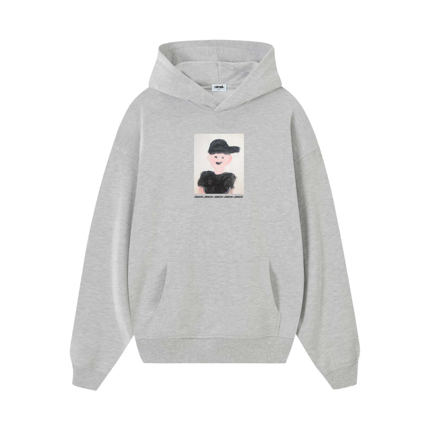 POLERON PERDÓN MAMÁ  2 (GRIS MELANGE)